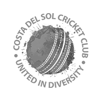 Costa del sol cricket logo greyscale